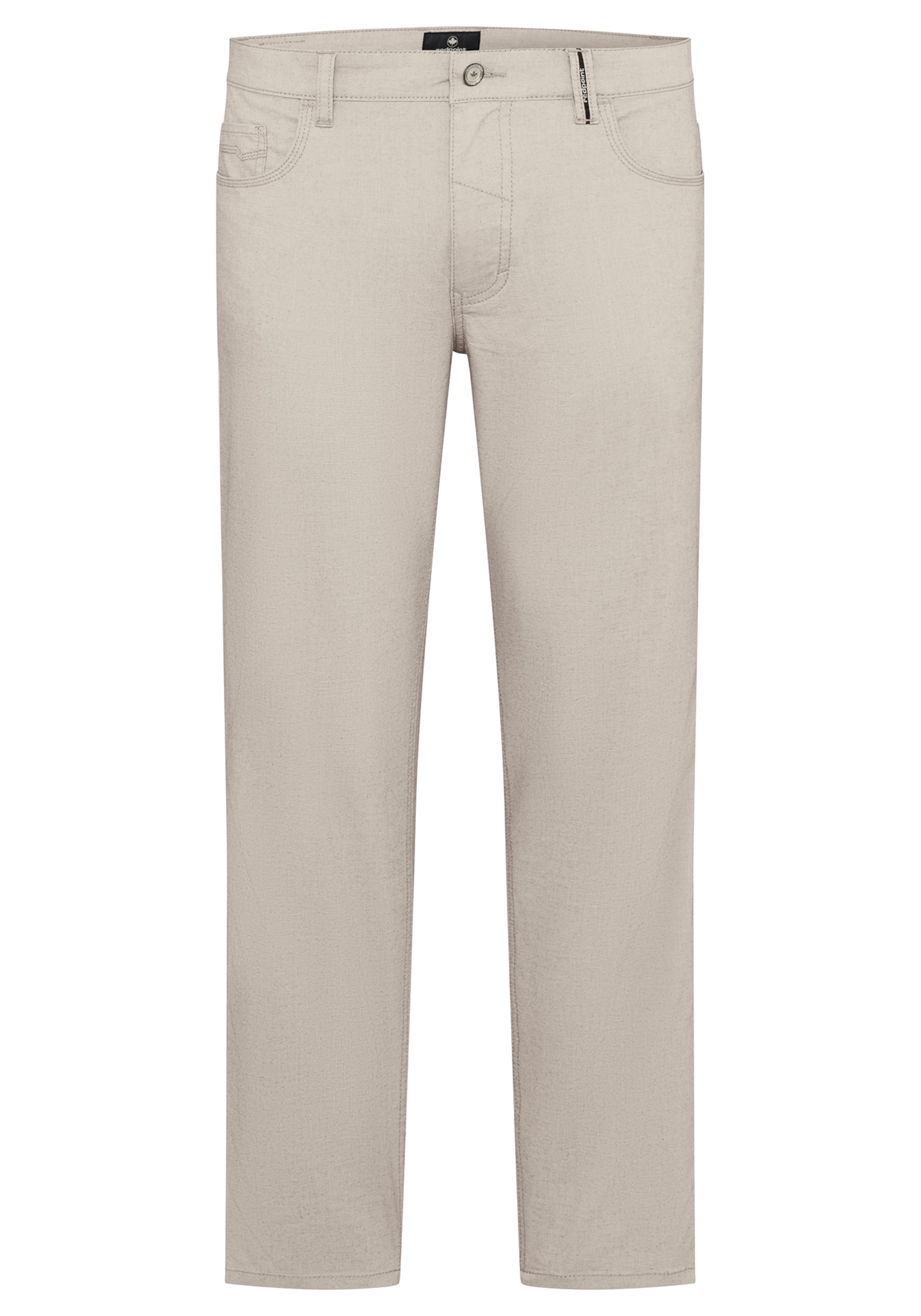 REDPOINT Regular Pants in Grey: front