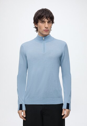 MOS MOSH Pullover 'MMGAdam' in Blau: Vorderseite