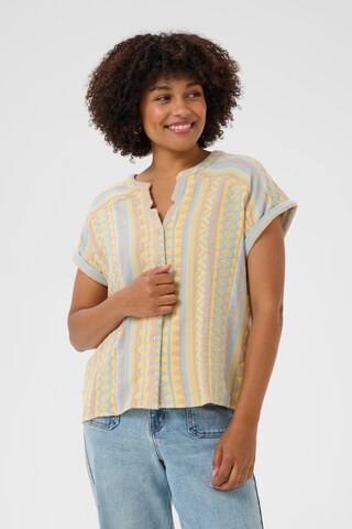 Cream Blouse 'Sola' in Gemengde kleuren: voorkant