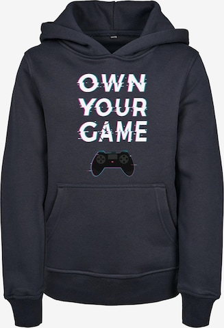 Mister Tee Sweatshirt 'Own Your Game' in Blauw: voorkant