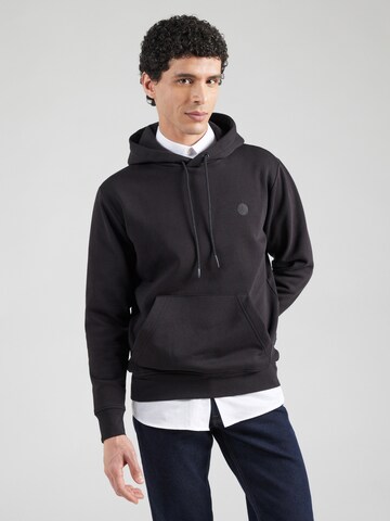 Sweat-shirt Kronstadt en noir : devant