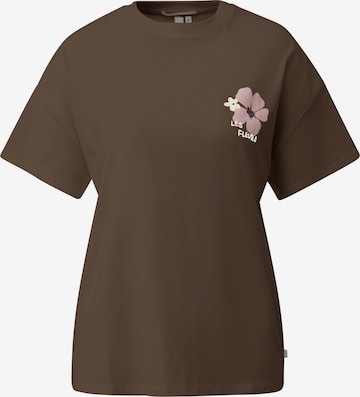 QS T-Shirt in Braun: Vorderseite