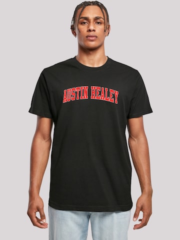 T-Shirt 'British Motor Heritage Austin Healey College' F4NT4STIC en noir : devant