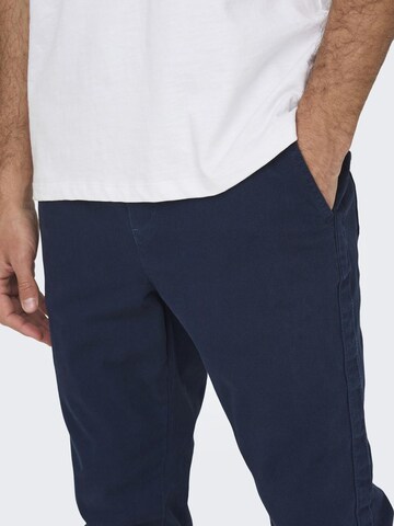 Regular Pantalon Only & Sons en bleu