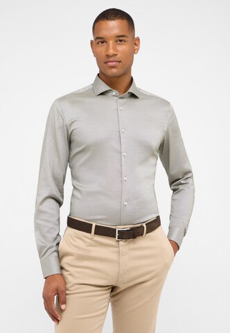 ETERNA Slim fit Business shirt in Beige: front