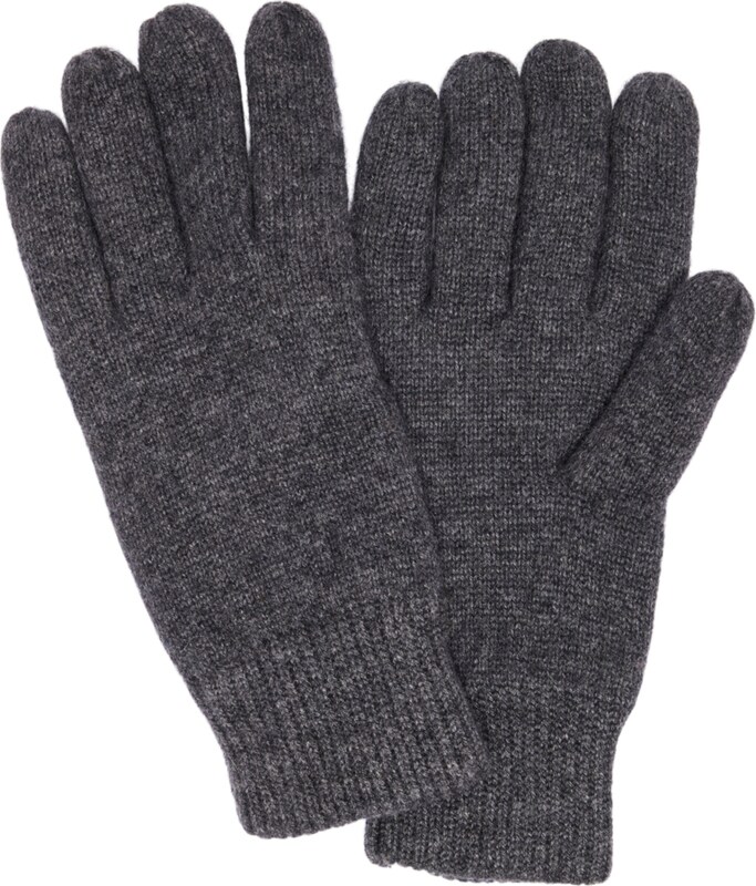 SELECTED HOMME Fingerhandschuhe 'Cray' in Dunkelgrau SELECTED HOMME Fingerhandschuhe 'Cray' in Dunkelgrau