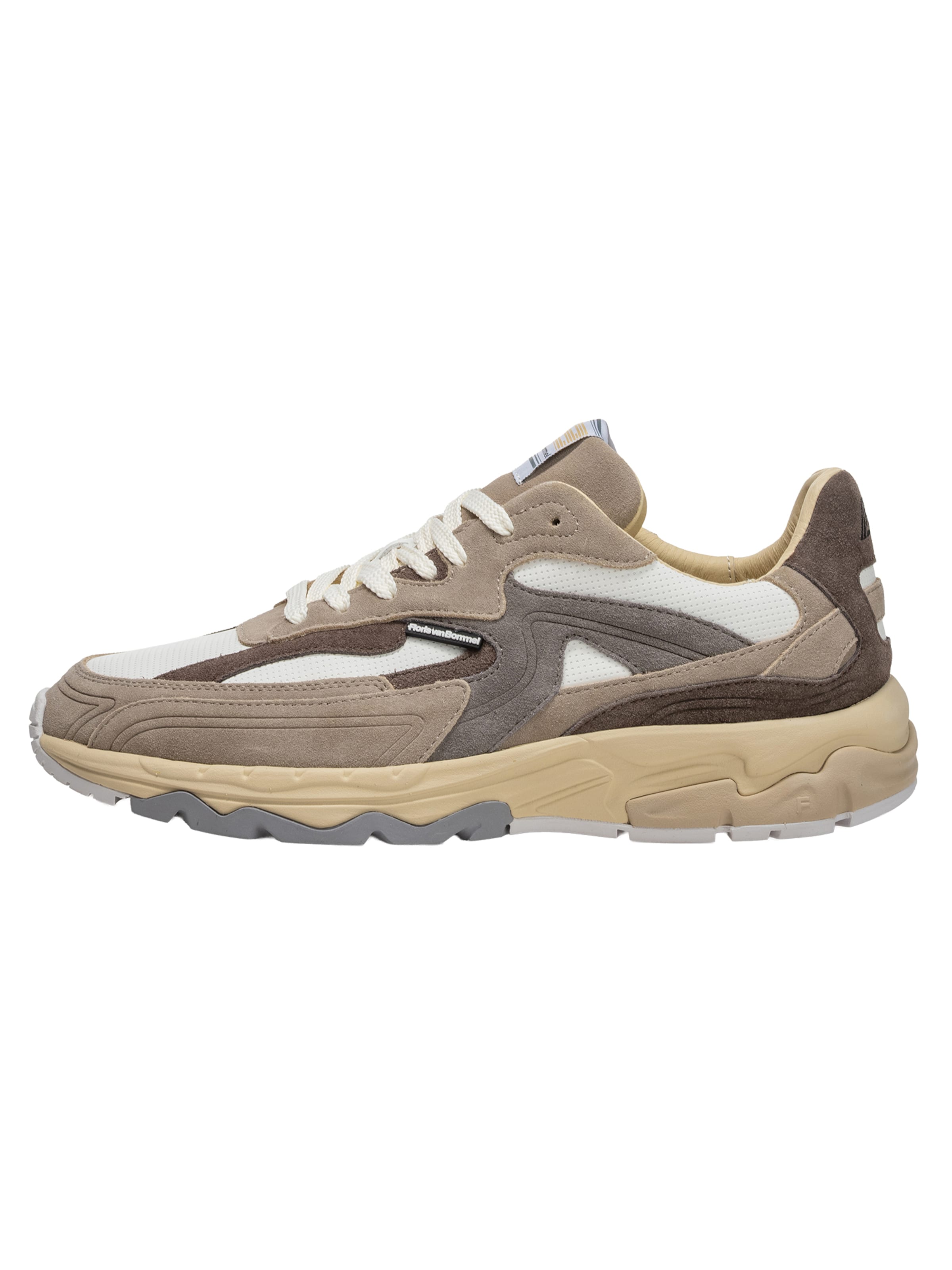 Sneaker bassa 'De Rezer 02' di Floris van Bommel in beige: frontale