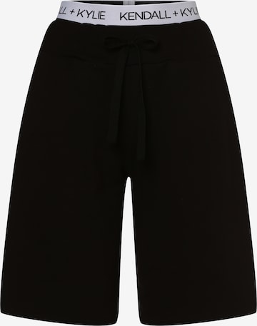 KENDALL + KYLIE Pants in Black: front