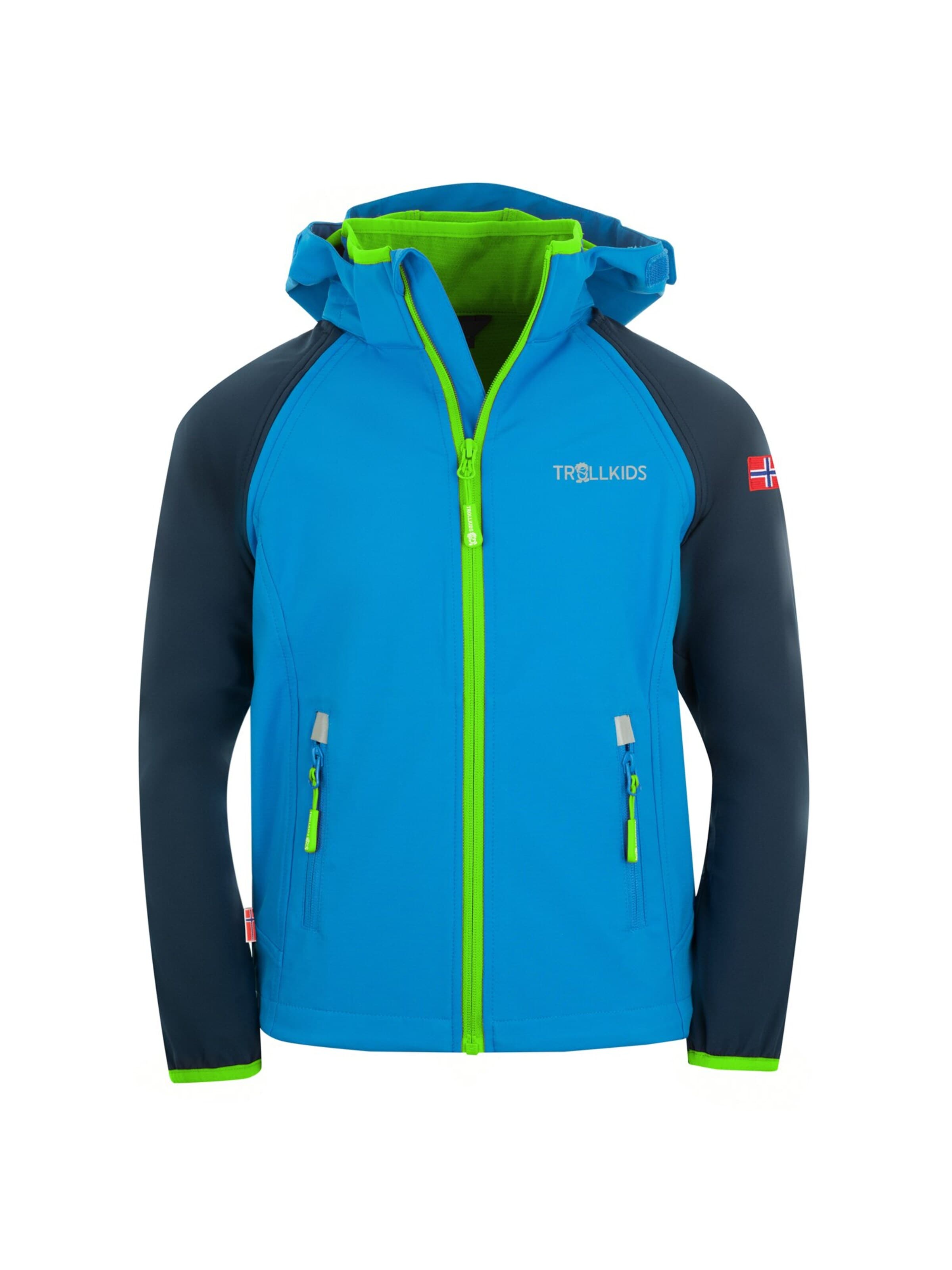 TROLLKIDS Outdoor jacket in Blue: front
