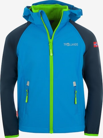 TROLLKIDS Outdoor jacket in Blue: front