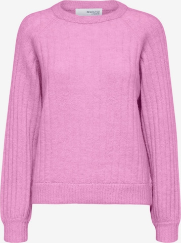 SELECTED FEMME Sweater 'Mola' in Pink: front