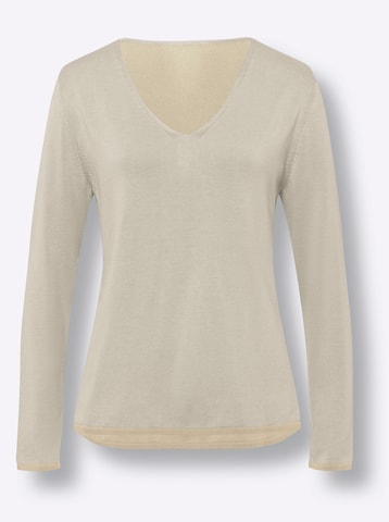 Pullover di heine in beige: frontale