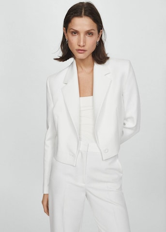 MANGO Blazer 'monaco' in White: front