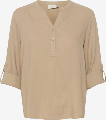 Kaffe Blouse 'KAmilia' in Beige: voorkant