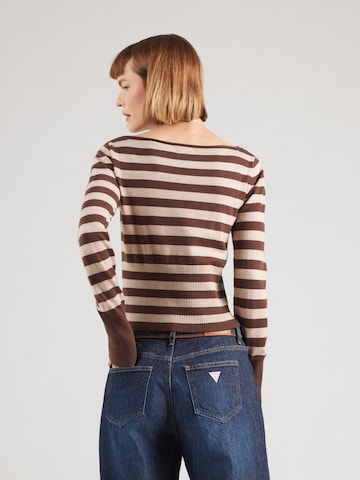 GUESS JEANS Tröja i brun