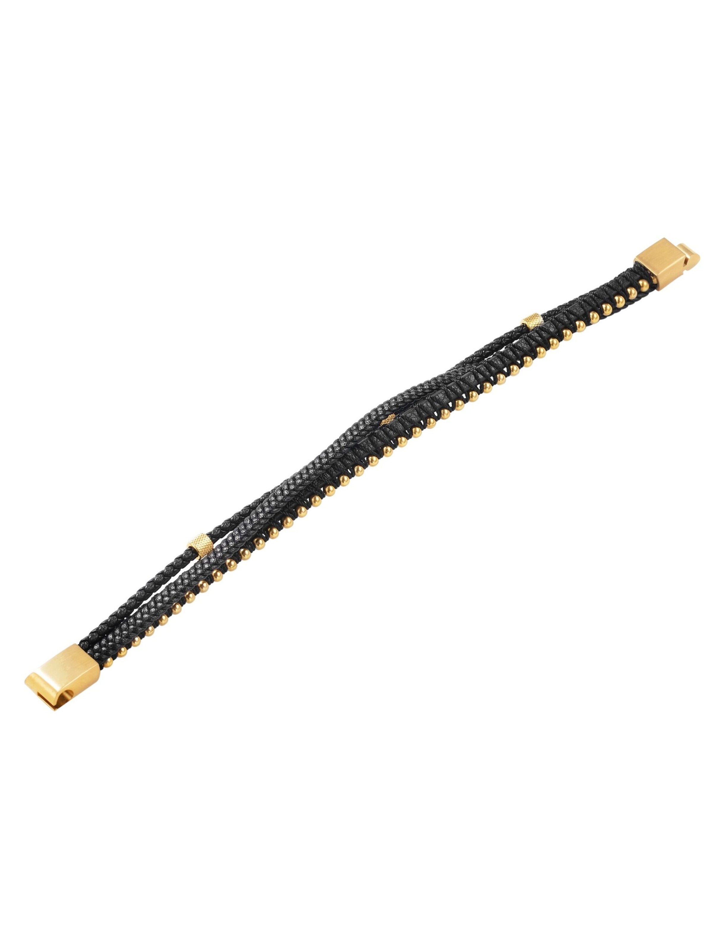 Akzent Bracelet 'Domek, Ionenplattierung' in Black