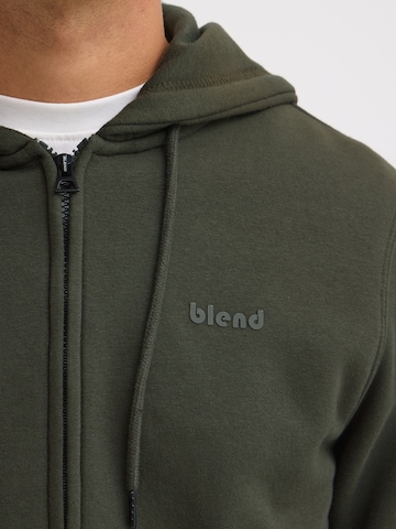 BLEND Кофта на молнии 'Downton' в Зеленый