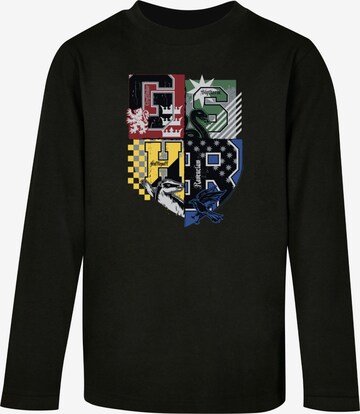 ABSOLUTE CULT Shirt 'Harry Potter - Varsity Hogwarts' in Black: front