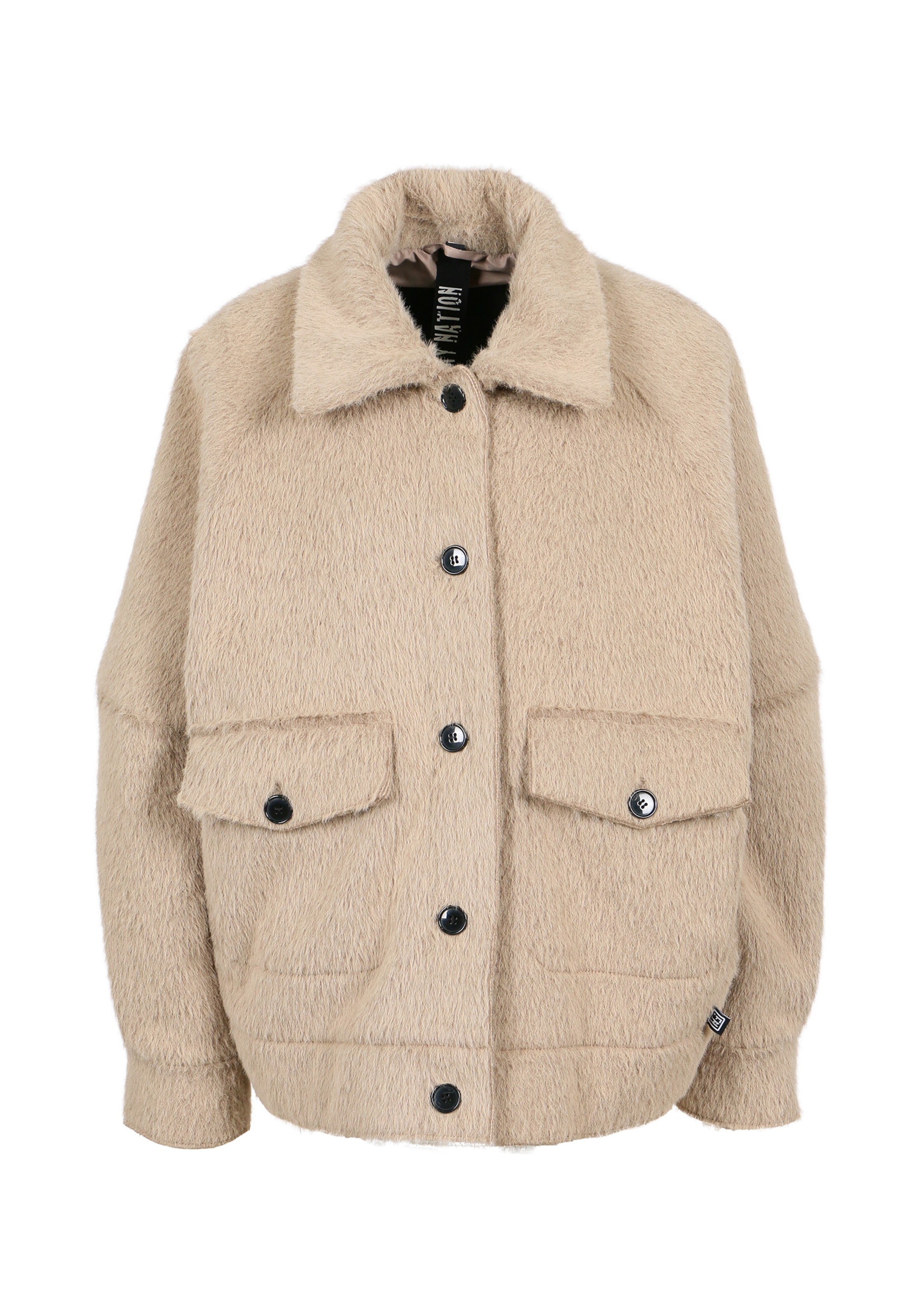 FREAKY NATION Tussenjas in Beige: voorkant