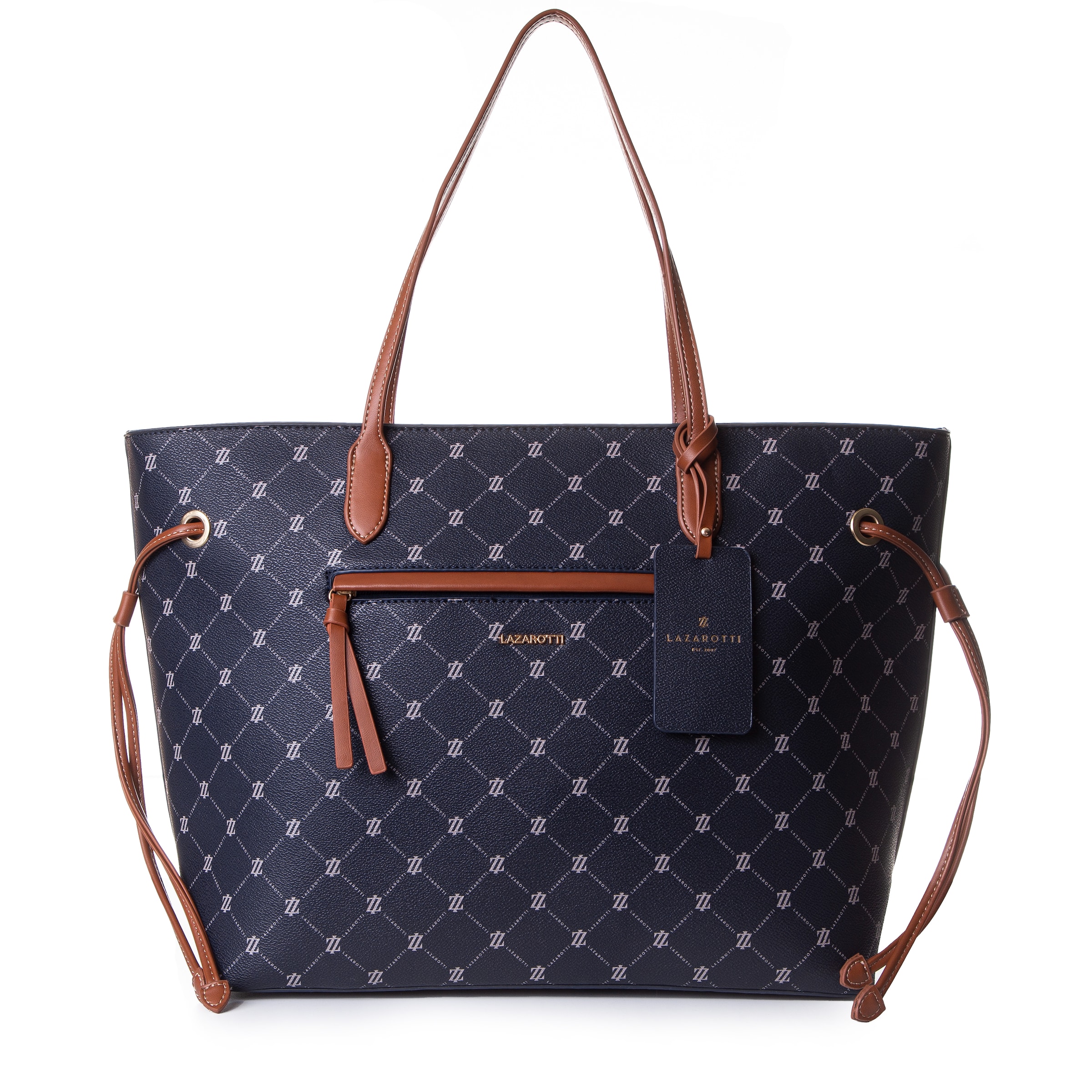 Lazarotti Shopper 'Palermo' in Blau: Vorderseite