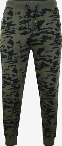 Effilé Pantalon 'Bentlee' Threadbare en vert : devant