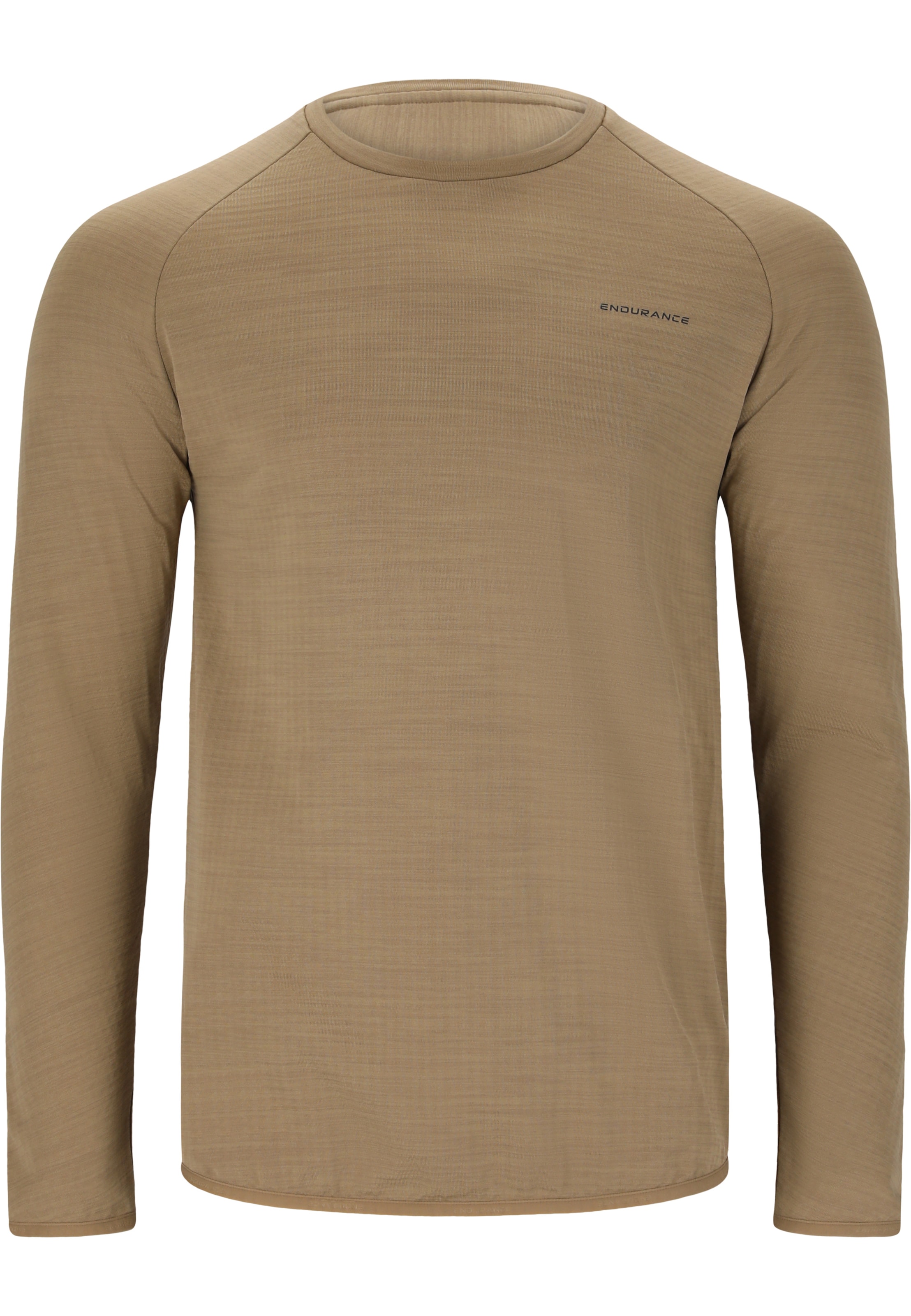 ENDURANCE Performance Shirt 'Avan' in Brown: front