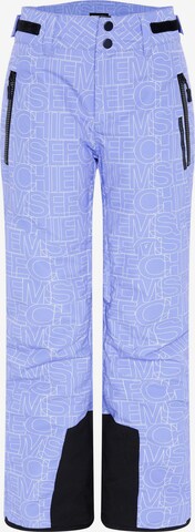 CHIEMSEE Loose fit Outdoor Pants in Purple: front