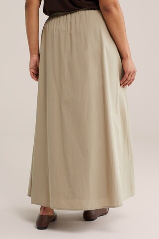 WE Fashion - Falda en beige