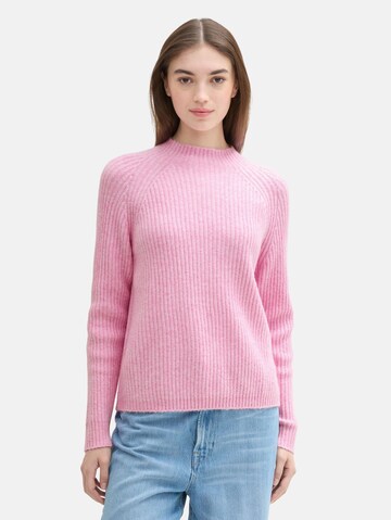 TOM TAILOR DENIM Sweater in Pink: front