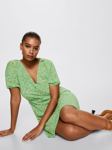 MANGO Letní šaty 'SALITO' – zelená