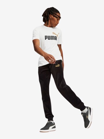 PUMA Performance Shirt 'Essentials' in White