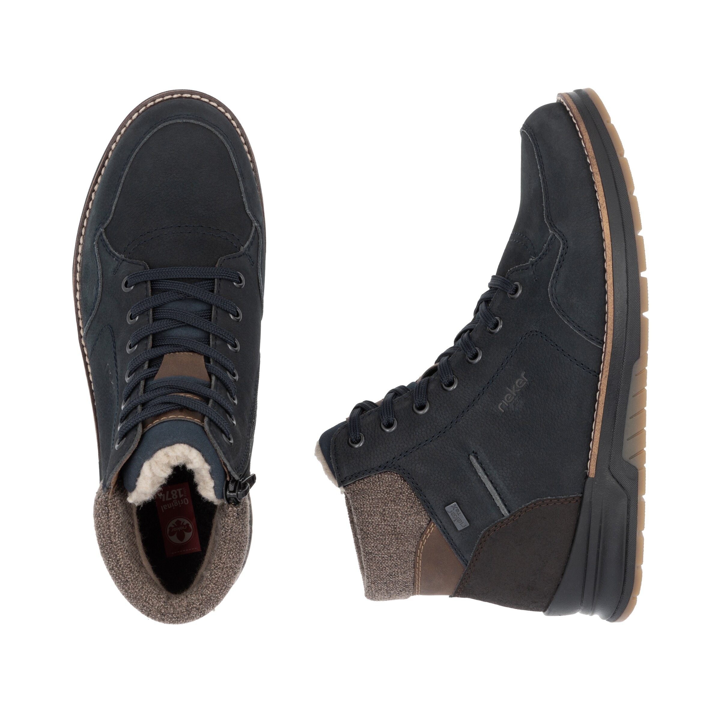 Bottes à lacets '32344' Rieker en bleu