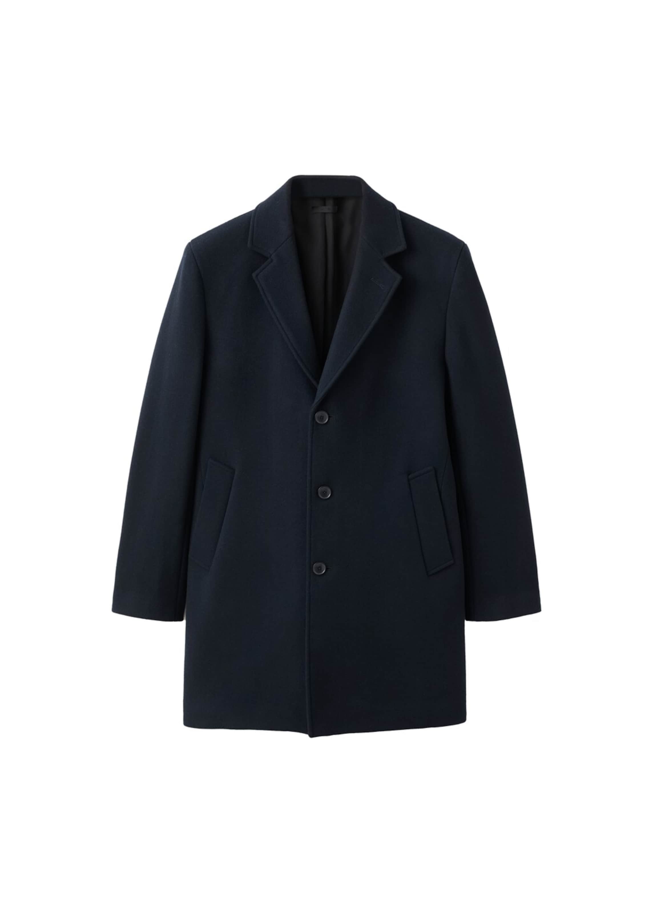 MANGO MAN Mantel in Blau: Vorderseite