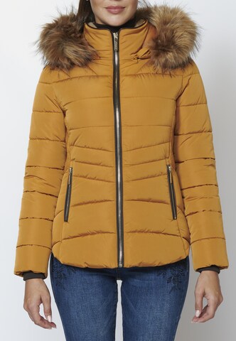 KOROSHI Vinterjacka i gul: framsida