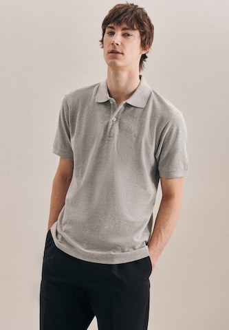 SEIDENSTICKER Polo-Shirt ' Slim ' in Grau: front