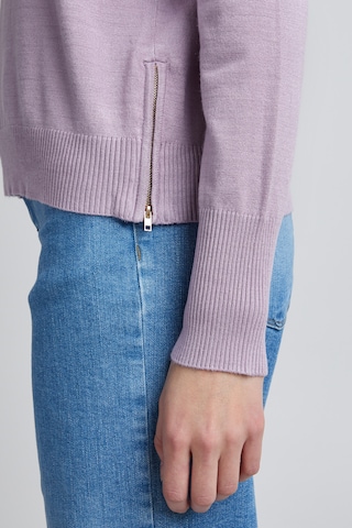 PULZ Jeans Pullover 'SARA' in Lila