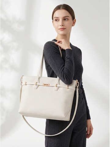 Borsa a mano 'Borsa a Mano Donna Ecopelle - Modello KSD52134 con Tracolla Staccabile' di Kassandra in beige