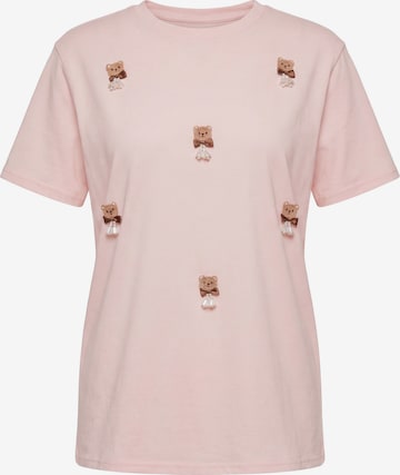 T-shirt 'Pop' MYMO en rose : devant