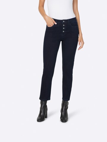 heine Regular Jeans in Blauw: voorkant