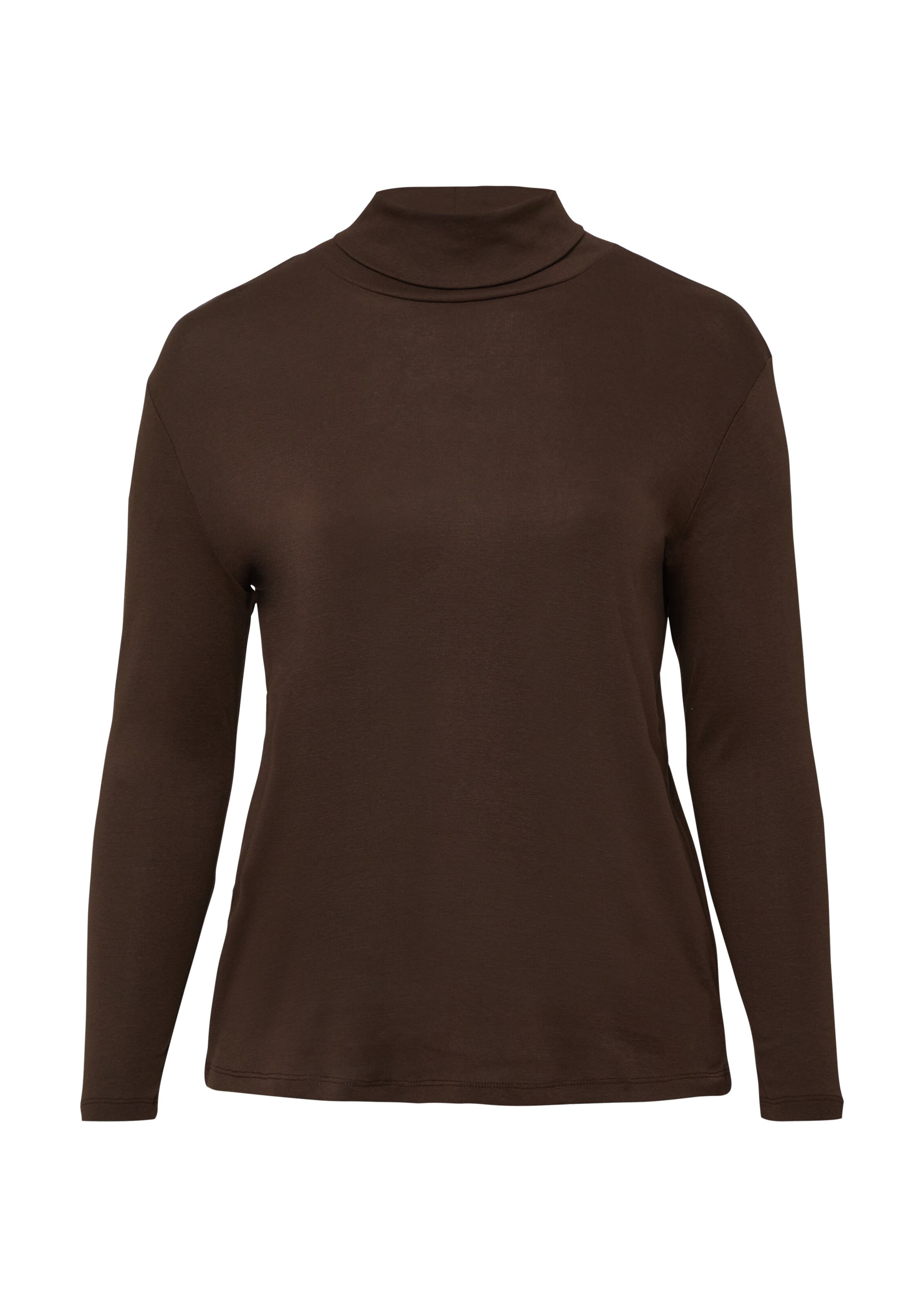 s.Oliver Shirt in Bruin: voorkant
