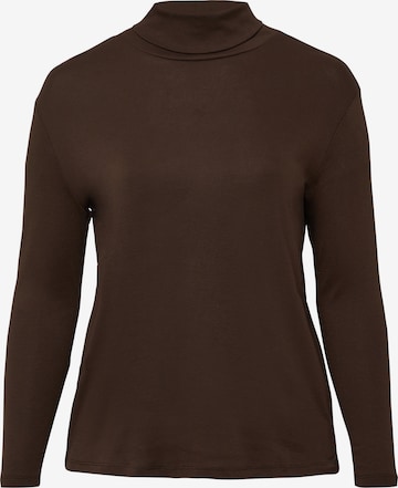 s.Oliver Shirt in Bruin: voorkant