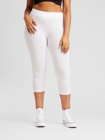 Skinny Leggings 'TIME' ONLY Carmakoma en blanc : devant