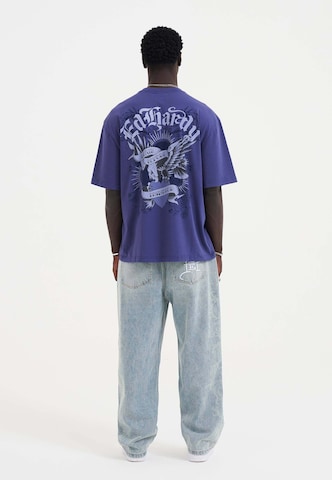 Ed Hardy T-Shirt in Blau