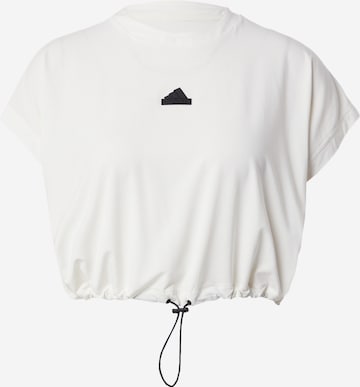 ADIDAS SPORTSWEAR - Camiseta funcional en blanco: frente