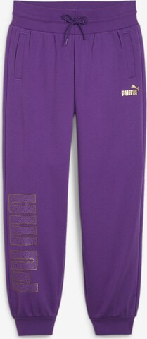 PUMA Tapered Broek in Lila: voorkant