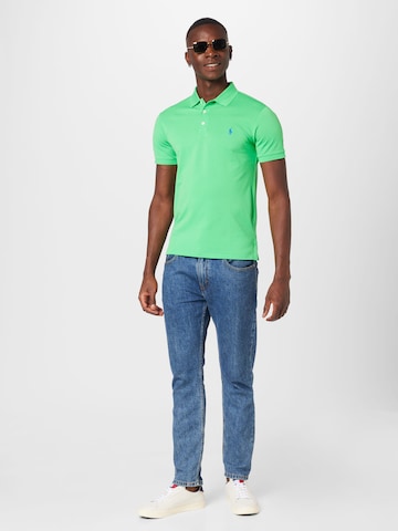 Coupe slim T-Shirt Polo Ralph Lauren en vert