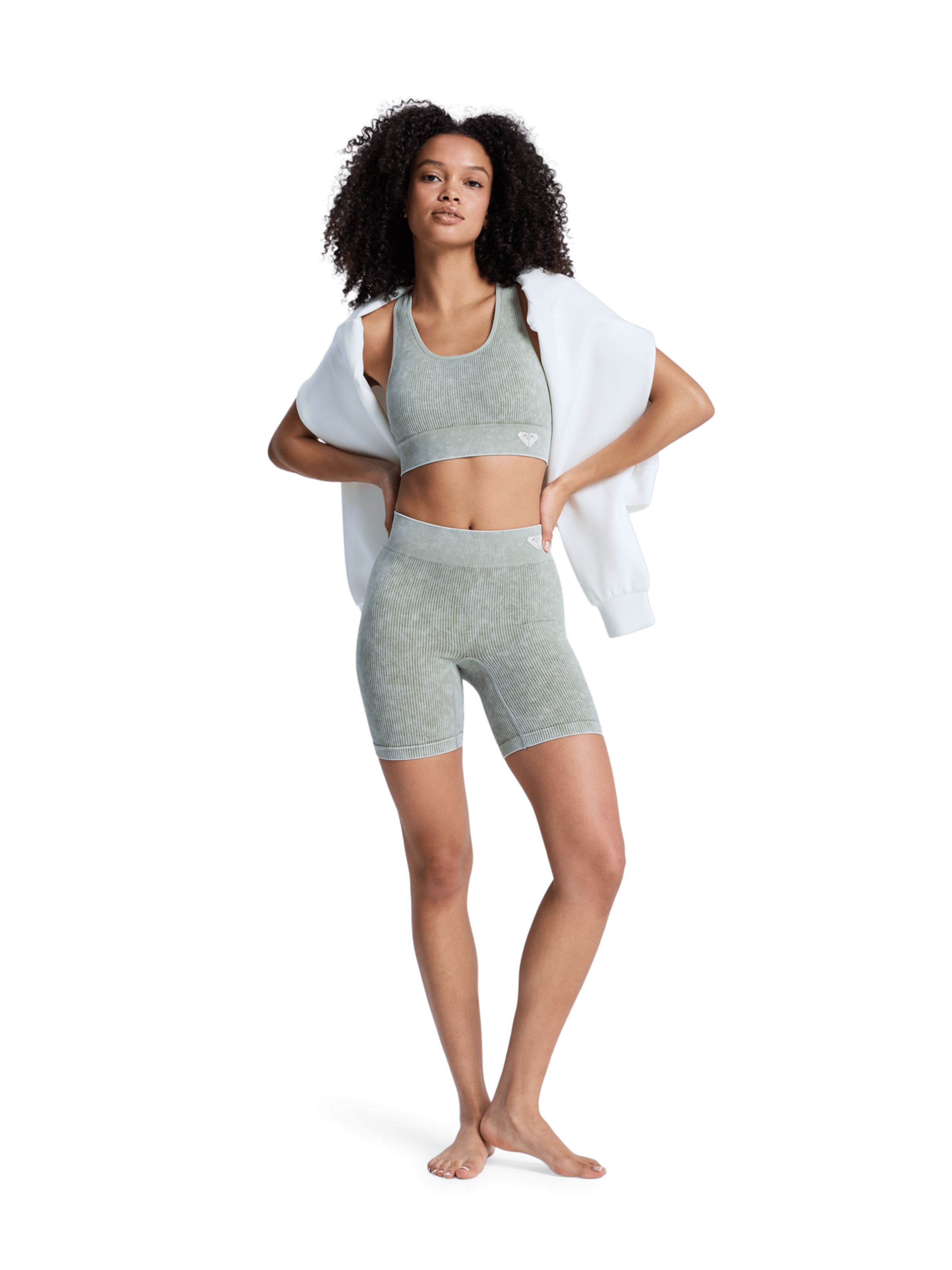 Bustino Reggiseno sportivo 'Chillout' di ROXY in verde