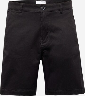 SELECTED HOMME Regularen Chino hlače 'DAN' | črna barva: sprednja stran