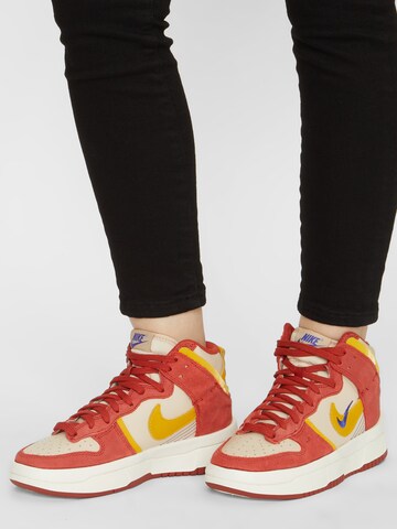 Nike Sportswear Sneakers hoog 'DUNK HIGH UP' in Rood: voorkant