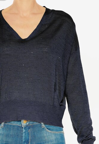 Le Temps Des Cerises Pullover 'ATLAS' in Blau